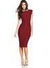 Image of Vintage Retro Deep V Back Sleeveless Dress