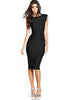 Image of Vintage Retro Deep V Back Sleeveless Dress