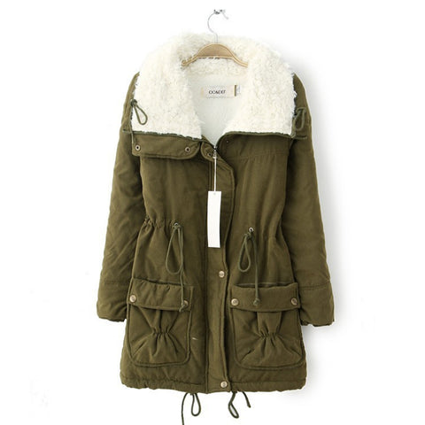 Turn Down Collar Women Jacket