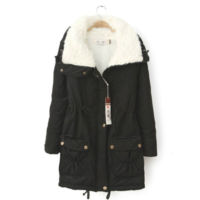 Turn Down Collar Women Jacket