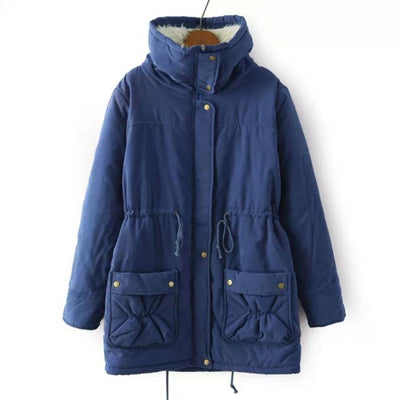 Turn Down Collar Women Jacket