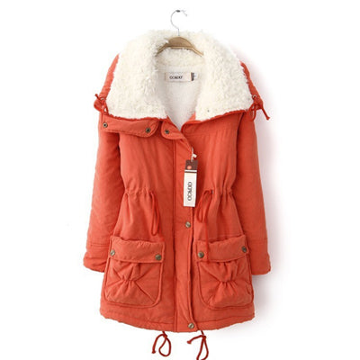 Turn Down Collar Women Jacket