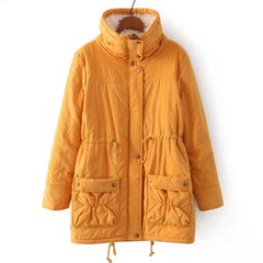 Turn Down Collar Women Jacket
