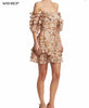 Image of Painted Hearts Fold Dress